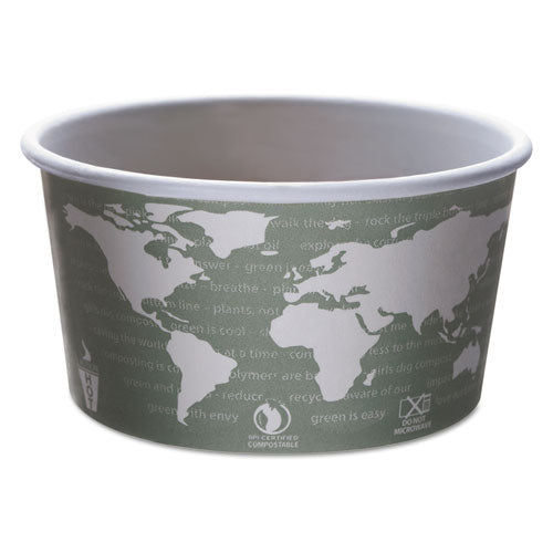 Eco-Products® wholesale. World Art Renewable And Compostable Food Container, 12 Oz, 4.05" Diameter X 2.5"h, Green, 25-pack, 20 Packs-carton. HSD Wholesale: Janitorial Supplies, Breakroom Supplies, Office Supplies.