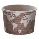 Eco-Products® wholesale. World Art Renewable And Compostable Food Container, 8 Oz, 3.04" Diameter X 2.38"h, Brown, 50-pack, 20 Packs-carton. HSD Wholesale: Janitorial Supplies, Breakroom Supplies, Office Supplies.