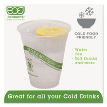 Load image into Gallery viewer, Eco-Products® wholesale. Greenstripe Renewable And Compostable Cold Cups - 12 Oz, 50-pack, 20 Packs-carton. HSD Wholesale: Janitorial Supplies, Breakroom Supplies, Office Supplies.