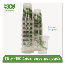 Load image into Gallery viewer, Eco-Products® wholesale. Greenstripe Renewable-compostable Cold Cups Convenience Pack, 16oz, 50-pk. HSD Wholesale: Janitorial Supplies, Breakroom Supplies, Office Supplies.