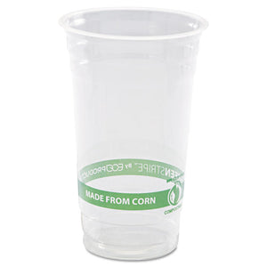 Eco-Products® wholesale. Greenstripe Renewable And Compostable Cold Cups - 24 Oz, 50-pack, 20 Packs-carton. HSD Wholesale: Janitorial Supplies, Breakroom Supplies, Office Supplies.