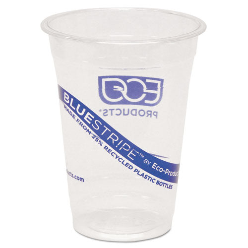 Eco-Products® wholesale. Bluestripe 25% Recycled Content Cold Cups, 16 Oz, Clear-blue, 50-pk, 20 Pk-ct. HSD Wholesale: Janitorial Supplies, Breakroom Supplies, Office Supplies.