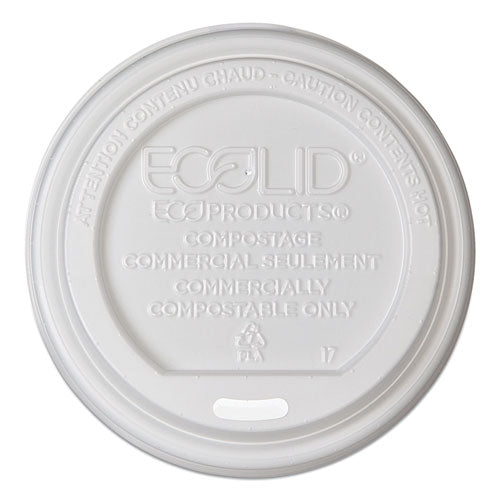 Eco-Products® wholesale. Ecolid Renewable-compostable Hot Cup Lid, Pla, Fits 10-20 Oz Hot Cups, 50-pack, 16 Packs-carton. HSD Wholesale: Janitorial Supplies, Breakroom Supplies, Office Supplies.