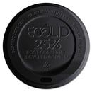 Eco-Products® wholesale. Ecolid 25% Recy Content Hot Cup Lid, Black, F-10-20oz, 100-pk, 10 Pk-ct. HSD Wholesale: Janitorial Supplies, Breakroom Supplies, Office Supplies.