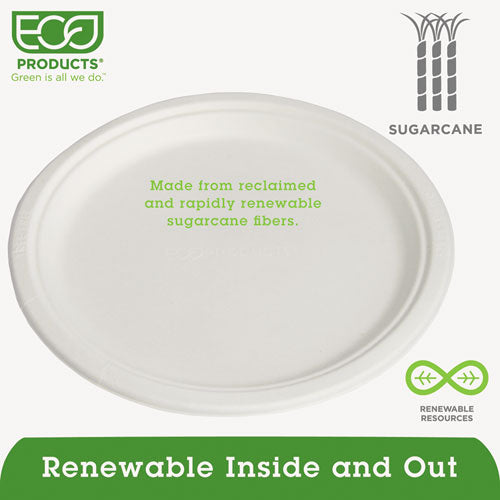 Eco-Products® wholesale. Renewable And Compostable Sugarcane Plates - 10", 500-carton. HSD Wholesale: Janitorial Supplies, Breakroom Supplies, Office Supplies.