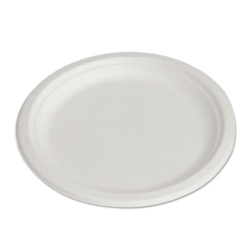 Eco-Products® wholesale. Renewable And Compostable Sugarcane Plates, 9", 50-packs. HSD Wholesale: Janitorial Supplies, Breakroom Supplies, Office Supplies.