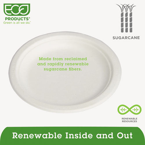 Eco-Products® wholesale. Renewable And Compostable Sugarcane Plates Convenience Pack, 6", 50-packs. HSD Wholesale: Janitorial Supplies, Breakroom Supplies, Office Supplies.