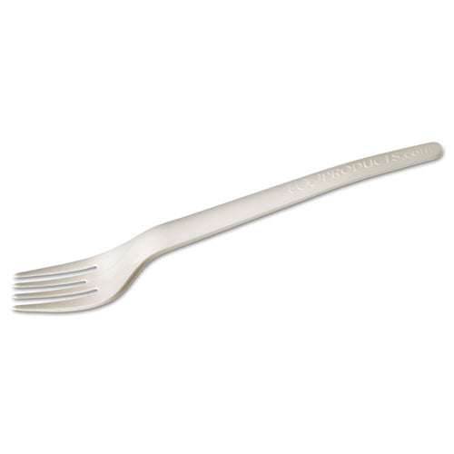 Eco-Products® wholesale. Plantware Compostable Cutlery, Fork, 6", Pearl White, 50-pack, 20 Pack-carton. HSD Wholesale: Janitorial Supplies, Breakroom Supplies, Office Supplies.