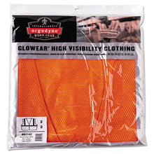 Load image into Gallery viewer, ergodyne® wholesale. Glowear 8210z Class 2 Economy Vest, Polyester Mesh, Zipper Closure, Orange, L-xl. HSD Wholesale: Janitorial Supplies, Breakroom Supplies, Office Supplies.