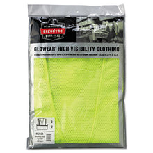 Load image into Gallery viewer, ergodyne® wholesale. Glowear 8210z Class 2 Economy Vest, Polyester Mesh, Large-x-large, Lime. HSD Wholesale: Janitorial Supplies, Breakroom Supplies, Office Supplies.