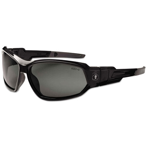 ergodyne® wholesale. Skullerz Loki Safety Glasses-goggles, Black Frame-smoke Lens, Nylon-polycarb. HSD Wholesale: Janitorial Supplies, Breakroom Supplies, Office Supplies.