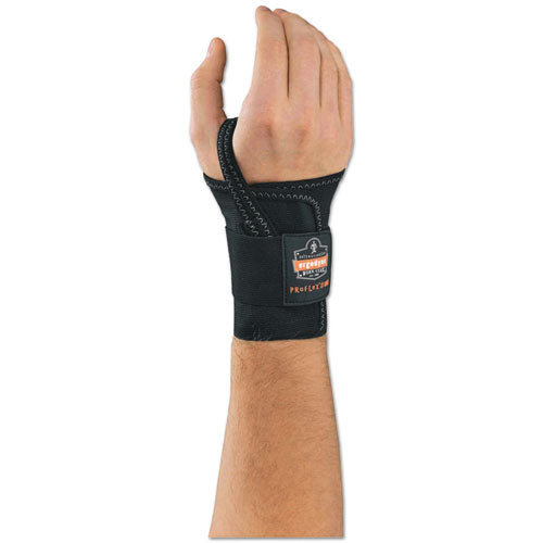 ergodyne® wholesale. Proflex 4000 Wrist Support, Right-hand, Medium (6-7"), Black. HSD Wholesale: Janitorial Supplies, Breakroom Supplies, Office Supplies.