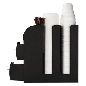 Mind Reader wholesale. Coffee Condiment Caddy Organizer, 5 2-5 X 11 X 12 3-5, Black. HSD Wholesale: Janitorial Supplies, Breakroom Supplies, Office Supplies.