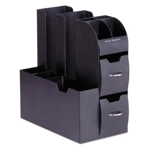 Mind Reader wholesale. Coffee Condiment Caddy Organizer, 5 2-5 X 11 X 12 3-5, Black. HSD Wholesale: Janitorial Supplies, Breakroom Supplies, Office Supplies.