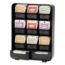 Load image into Gallery viewer, Mind Reader wholesale. Baggy Nine-drawer Tea Bag And Accessory Holder, Black, 10.24 X 4.33 X 13.11. HSD Wholesale: Janitorial Supplies, Breakroom Supplies, Office Supplies.