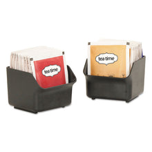 Load image into Gallery viewer, Mind Reader wholesale. Baggy Nine-drawer Tea Bag And Accessory Holder, Black, 10.24 X 4.33 X 13.11. HSD Wholesale: Janitorial Supplies, Breakroom Supplies, Office Supplies.