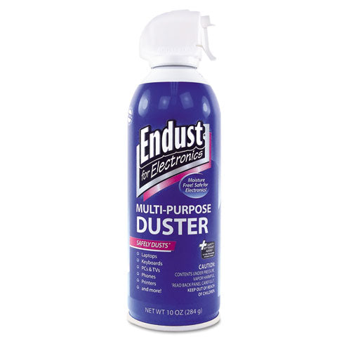 Endust® wholesale. Compressed Air Duster, 10oz Can. HSD Wholesale: Janitorial Supplies, Breakroom Supplies, Office Supplies.