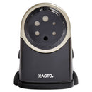 X-ACTO® wholesale. Model 1606 Mighty Pro Electric Pencil Sharpener, Ac-powered, 4" X 8" X 7.5", Black-gold-smoke. HSD Wholesale: Janitorial Supplies, Breakroom Supplies, Office Supplies.