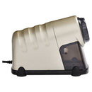 X-ACTO® wholesale. Model 1606 Mighty Pro Electric Pencil Sharpener, Ac-powered, 4" X 8" X 7.5", Black-gold-smoke. HSD Wholesale: Janitorial Supplies, Breakroom Supplies, Office Supplies.