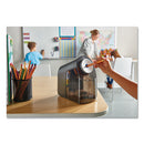 X-ACTO® wholesale. Model 1675 Teacherpro Classroom Electric Pencil Sharpener, Ac-powered, 4 X 7.5 X 8, Black-silver-smoke. HSD Wholesale: Janitorial Supplies, Breakroom Supplies, Office Supplies.