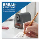 X-ACTO® wholesale. Model 19501 Mighty Mite Home Office Electric Pencil Sharpener, Ac-powered, 3.5 X 5.5 X 4.5, Black-gray-smoke. HSD Wholesale: Janitorial Supplies, Breakroom Supplies, Office Supplies.
