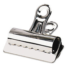 Load image into Gallery viewer, X-ACTO® wholesale. Bulldog Clips, Jumbo, Nickel-plated, 12-box. HSD Wholesale: Janitorial Supplies, Breakroom Supplies, Office Supplies.