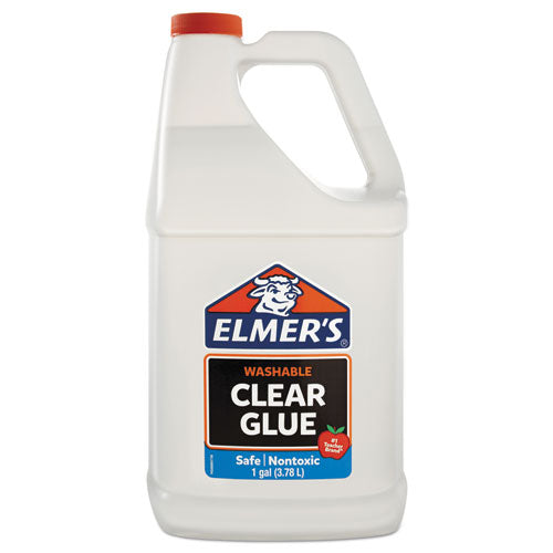 Elmer's® wholesale. Clear Glue, 1 Gal, Dries Clear. HSD Wholesale: Janitorial Supplies, Breakroom Supplies, Office Supplies.