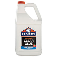 Elmer's® wholesale. Clear Glue, 1 Gal, Dries Clear. HSD Wholesale: Janitorial Supplies, Breakroom Supplies, Office Supplies.