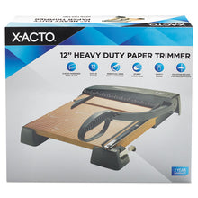 Load image into Gallery viewer, X-ACTO® wholesale. Heavy-duty Wood Base Guillotine Trimmer, 12 Sheets, 12&quot; X 12&quot;. HSD Wholesale: Janitorial Supplies, Breakroom Supplies, Office Supplies.