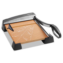 Load image into Gallery viewer, X-ACTO® wholesale. Heavy-duty Wood Base Guillotine Trimmer, 12 Sheets, 12&quot; X 12&quot;. HSD Wholesale: Janitorial Supplies, Breakroom Supplies, Office Supplies.