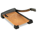 X-ACTO® wholesale. Heavy-duty Wood Base Guillotine Trimmer, 15 Sheets, 12" X 18". HSD Wholesale: Janitorial Supplies, Breakroom Supplies, Office Supplies.