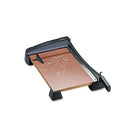 X-ACTO® wholesale. Heavy-duty Wood Base Guillotine Trimmer, 15 Sheets, 12" X 18". HSD Wholesale: Janitorial Supplies, Breakroom Supplies, Office Supplies.