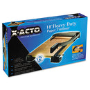 X-ACTO® wholesale. Heavy-duty Wood Base Guillotine Trimmer, 15 Sheets, 12" X 18". HSD Wholesale: Janitorial Supplies, Breakroom Supplies, Office Supplies.