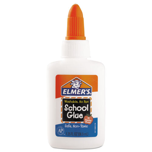 Elmer's® wholesale. Washable School Glue, 1.25 Oz, Dries Clear. HSD Wholesale: Janitorial Supplies, Breakroom Supplies, Office Supplies.