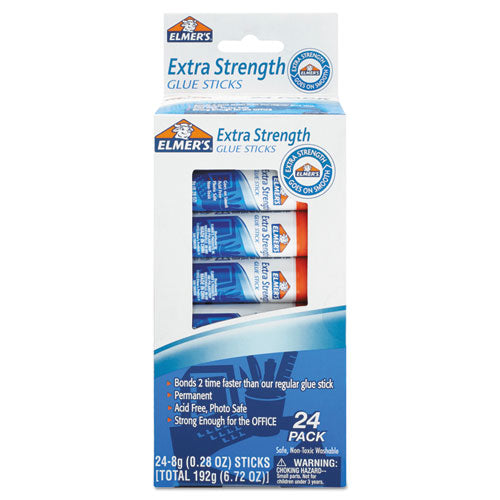 Elmer's® wholesale. Extra-strength Office Glue Stick, 0.28 Oz, Dries Clear, 24-pack. HSD Wholesale: Janitorial Supplies, Breakroom Supplies, Office Supplies.