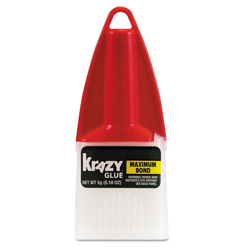 Krazy Glue® wholesale. Maximum Bond Krazy Glue, 0.18 Oz, Dries Clear. HSD Wholesale: Janitorial Supplies, Breakroom Supplies, Office Supplies.