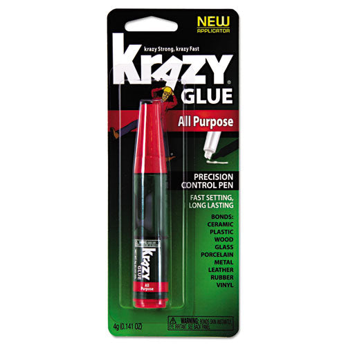 Krazy Glue® wholesale. All Purpose Krazy Glue, 0.14 Oz, Dries Clear. HSD Wholesale: Janitorial Supplies, Breakroom Supplies, Office Supplies.