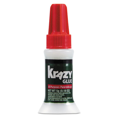 Krazy Glue® wholesale. All Purpose Brush-on Krazy Glue, 0.17 Oz, Dries Clear. HSD Wholesale: Janitorial Supplies, Breakroom Supplies, Office Supplies.