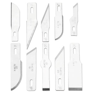 X-ACTO® wholesale. Knife Set, 3 Knives, 10 Blades, Carrying Case. HSD Wholesale: Janitorial Supplies, Breakroom Supplies, Office Supplies.