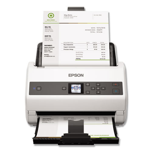 Epson® wholesale. EPSON Ds-870 Color Workgroup Document Scanner, 600 Dpi Optical Resolution, 100-sheet Duplex Auto Document Feeder. HSD Wholesale: Janitorial Supplies, Breakroom Supplies, Office Supplies.