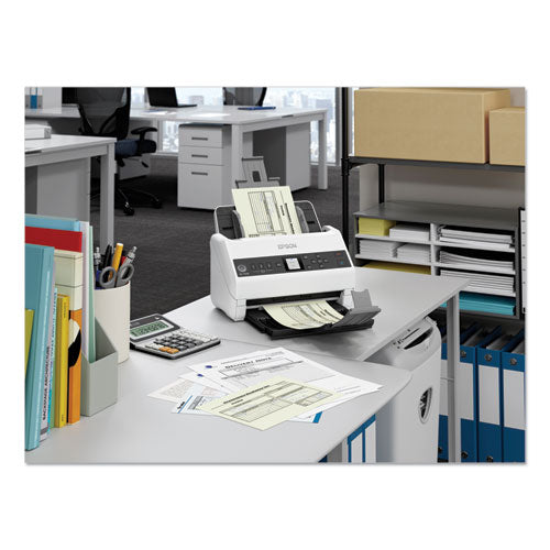 Epson® wholesale. EPSON Ds-730n Network Color Document Scanner, 600 Dpi Optical Resolution, 100-sheet Duplex Auto Document Feeder. HSD Wholesale: Janitorial Supplies, Breakroom Supplies, Office Supplies.