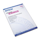 Epson® wholesale. EPSON Matte Presentation Paper, 4.9 Mil, 13 X 19, Matte Bright White, 100-pack. HSD Wholesale: Janitorial Supplies, Breakroom Supplies, Office Supplies.