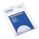 Epson® wholesale. EPSON Premium Photo Paper, 10.4 Mil, 8.5 X 11, Semi-gloss White, 20-pack. HSD Wholesale: Janitorial Supplies, Breakroom Supplies, Office Supplies.