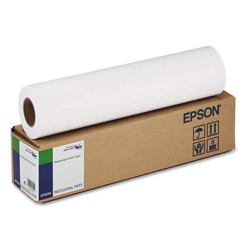 Epson® wholesale. EPSON Singleweight Matte Paper, 2" Core, 5 Mil, 17" X 131 Ft, Matte White. HSD Wholesale: Janitorial Supplies, Breakroom Supplies, Office Supplies.