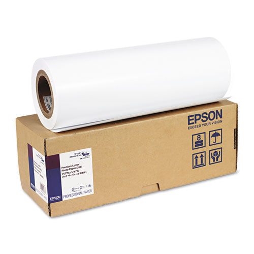 Epson® wholesale. EPSON Premium Luster Photo Paper, 3" Core, 10 Mil, 16" X 100 Ft, Premium Luster White. HSD Wholesale: Janitorial Supplies, Breakroom Supplies, Office Supplies.