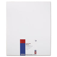 Epson® wholesale. EPSON Cold Press Fine Art Paper, 21 Mil, 17 X 22, Textured Matte Natural, 25-pack. HSD Wholesale: Janitorial Supplies, Breakroom Supplies, Office Supplies.