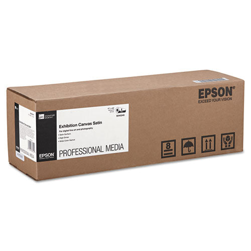 Epson® wholesale. EPSON Exhibition Canvas, 23 Mil, 17" X 40 Ft, Satin White. HSD Wholesale: Janitorial Supplies, Breakroom Supplies, Office Supplies.