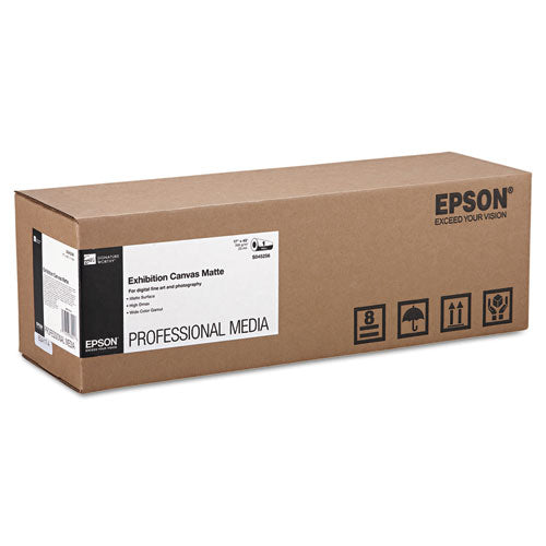 Epson® wholesale. EPSON Exhibition Canvas, 23 Mil, 17" X 40 Ft, Matte White. HSD Wholesale: Janitorial Supplies, Breakroom Supplies, Office Supplies.