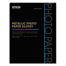Epson® wholesale. EPSON Professional Media Metallic Gloss Photo Paper, 10.5 Mil, 8.5 X 11, White, 25-pack. HSD Wholesale: Janitorial Supplies, Breakroom Supplies, Office Supplies.