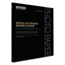 Epson® wholesale. EPSON Professional Media Metallic Luster Photo Paper, 5.5 Mil, 17 X 22, White, 25-pack. HSD Wholesale: Janitorial Supplies, Breakroom Supplies, Office Supplies.